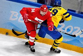 (BEIJING2022)CHINA-BEIJING-OLYMPIC WINTER GAMES-ICE HOCKEY-MAN'S PLAY-OFF SEMIFINAL-ROC VS SWE (CN)