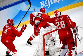 (BEIJING2022)CHINA-BEIJING-OLYMPIC WINTER GAMES-ICE HOCKEY-MAN'S PLAY-OFF SEMIFINAL-ROC VS SWE (CN)