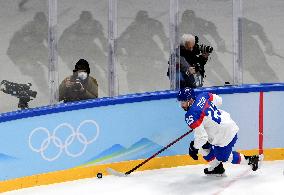 (BEIJING2022)CHINA-BEIJING-OLYMPIC WINTER GAMES-ICE HOCKEY-MAN'S PLAY-OFF SEMIFINAL-FIN VS SVK (CN)