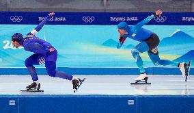 (BEIJING2022)CHINA-BEIJING-OLYMPIC WINTER GAMES-SPEED SKATING-MEN'S 1000M (CN)