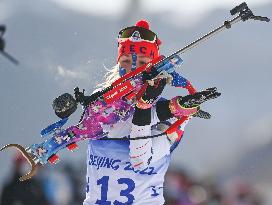 (BEIJING2022)CHINA-BEIJING-OLYMPIC WINTER GAMES-OLYMPIC WINTER GAMES-BIATHLON-WOMEN'S 12.5KM MASS START (CN)