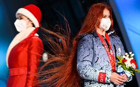 (BEIJING2022)CHINA-BEIJING-OLYMPIC WINTER GAMES-AWARDING CEREMONY-FIGURE SKATING WOMEN SINGLE SKATING (CN)