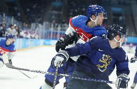 (BEIJING2022)CHINA-BEIJING-OLYMPIC WINTER GAMES-ICE HOCKEY-MAN'S PLAY-OFF SEMIFINAL-FIN VS SVK (CN)