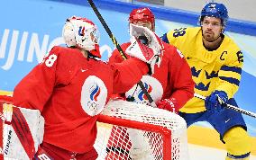 (BEIJING2022)CHINA-BEIJING-OLYMPIC WINTER GAMES-ICE HOCKEY-MAN'S PLAY-OFF SEMIFINAL-ROC VS SWE (CN)
