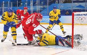 (BEIJING2022)CHINA-BEIJING-OLYMPIC WINTER GAMES-ICE HOCKEY-MAN'S PLAY-OFF SEMIFINAL-ROC VS SWE (CN)