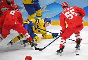 (BEIJING2022)CHINA-BEIJING-OLYMPIC WINTER GAMES-ICE HOCKEY-MAN'S PLAY-OFF SEMIFINAL-ROC VS SWE (CN)