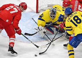 (BEIJING2022)CHINA-BEIJING-OLYMPIC WINTER GAMES-ICE HOCKEY-MAN'S PLAY-OFF SEMIFINAL-ROC VS SWE (CN)