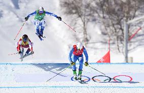 (XHTP)(BEIJING2022)CHINA-ZHANGJIAKOU-OLYMPIC WINTER GAMES-FREESTYLE SKIING-MEN'S SKI CROSS (CN)