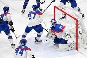 (BEIJING2022)CHINA-BEIJING-OLYMPIC WINTER GAMES-ICE HOCKEY-MAN'S PLAY-OFF SEMIFINAL-FIN VS SVK (CN)