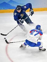 (BEIJING2022)CHINA-BEIJING-OLYMPIC WINTER GAMES-ICE HOCKEY-MAN'S PLAY-OFF SEMIFINAL-FIN VS SVK (CN)