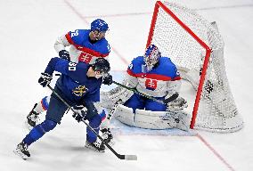 (BEIJING2022)CHINA-BEIJING-OLYMPIC WINTER GAMES-ICE HOCKEY-MAN'S PLAY-OFF SEMIFINAL-FIN VS SVK (CN)