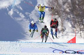 (XHTP)(BEIJING2022)CHINA-ZHANGJIAKOU-OLYMPIC WINTER GAMES-FREESTYLE SKIING-MEN'S SKI CROSS (CN)