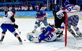 (BEIJING2022)CHINA-BEIJING-OLYMPIC WINTER GAMES-ICE HOCKEY-MAN'S PLAY-OFF SEMIFINAL-FIN VS SVK (CN)