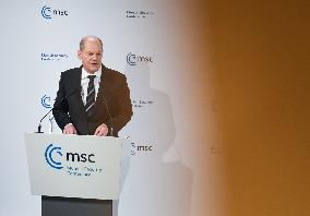 GERMANY-MUNICH-MUNICH SECURITY CONFERENCE-SCHOLZ-UKRAINIAN CRISIS