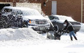 CANADA-ONTARIO-MISSISSAUGA-SNOWFALL