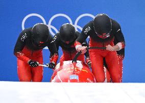 (BEIJING2022)CHINA-BEIJING-OLYMPIC WINTER GAMES-BOBSLEIGH-4-MEN-HEAT(CN)