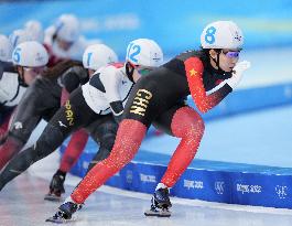 (BEIJING2022)CHINA-BEIJING-OLYMPIC WINTER GAMES-SPEED SKATING-WOMEN'S MASS START (CN)