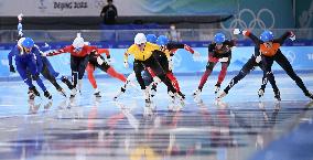 (BEIJING2022)CHINA-BEIJING-OLYMPIC WINTER GAMES-SPEED SKATING-MEN'S MASS START-FINAL (CN)