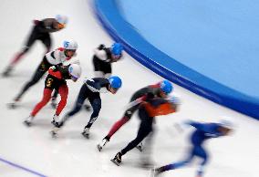 (BEIJING2022)CHINA-BEIJING-OLYMPIC WINTER GAMES-SPEED SKATING-MEN'S MASS START (CN)