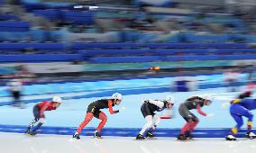 (BEIJING2022)CHINA-BEIJING-OLYMPIC WINTER GAMES-SPEED SKATING-WOMEN'S MASS START-SEMIFINAL (CN)