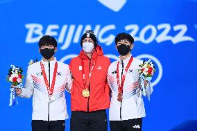 (BEIJING2022)CHINA-BEIJING-OLYMPIC WINTER GAMES-AWARDING CEREMONY-SPEED SKATING (CN)