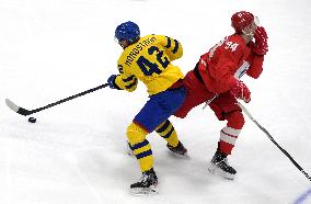 (BEIJING2022)CHINA-BEIJING-OLYMPIC WINTER GAMES-ICE HOCKEY-MAN'S PLAY-OFF SEMIFINAL-ROC VS SWE (CN)