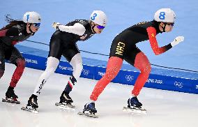 (BEIJING2022)CHINA-BEIJING-OLYMPIC WINTER GAMES-SPEED SKATING-WOMEN'S MASS START-SEMIFINAL (CN)