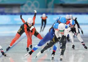 (BEIJING2022)CHINA-BEIJING-OLYMPIC WINTER GAMES-SPEED SKATING-WOMEN'S MASS START (CN)