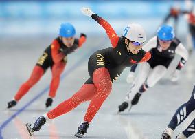 (BEIJING2022)CHINA-BEIJING-OLYMPIC WINTER GAMES-SPEED SKATING-WOMEN'S MASS START (CN)