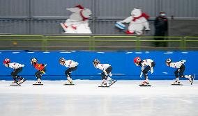 (BEIJING2022)CHINA-BEIJING-OLYMPIC WINTER GAMES-SHORT TRACK SPEED SKATING-YOUNG SKATERS (CN)