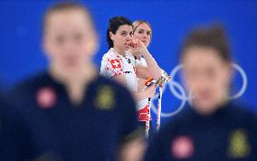 (BEIJING2022)CHINA-BEIJING-OLYMPIC WINTER GAMES-CURLING-WOMEN'S BRONZE MEDAL GAME-SWE VS SUI (CN)