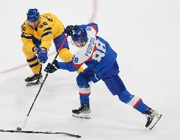 (BEIJING2022)CHINA-BEIJING-OLYMPIC WINTER GAMES-ICE HOCKEY-MAN'S BRONZE MEDAL GAME -SWE VS SVK(CN)