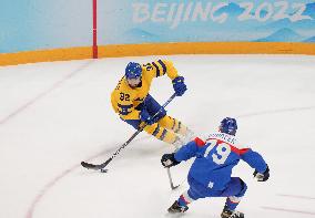 (BEIJING2022)CHINA-BEIJING-OLYMPIC WINTER GAMES-ICE HOCKEY-MAN'S BRONZE MEDAL GAME -SWE VS SVK(CN)