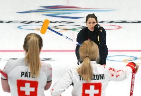 (BEIJING2022)CHINA-BEIJING-OLYMPIC WINTER GAMES-CURLING-WOMEN'S BRONZE MEDAL GAME-SWE VS SUI (CN)