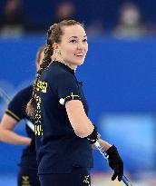 (BEIJING2022)CHINA-BEIJING-OLYMPIC WINTER GAMES-CURLING-WOMEN'S BRONZE MEDAL GAME-SWE VS SUI (CN)