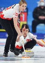 (BEIJING2022)CHINA-BEIJING-OLYMPIC WINTER GAMES-CURLING-WOMEN'S BRONZE MEDAL GAME-SWE VS SUI (CN)