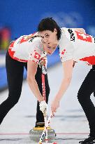 (BEIJING2022)CHINA-BEIJING-OLYMPIC WINTER GAMES-CURLING-WOMEN'S BRONZE MEDAL GAME-SWE VS SUI (CN)