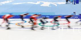 (XHTP)(BEIJING2022)CHINA-BEIJING-OLYMPIC WINTER GAMES-SPEED SKATING-MEN'S MASS START-SEMIFINAL (CN)