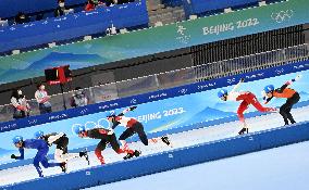 (BEIJING2022)CHINA-BEIJING-OLYMPIC WINTER GAMES-SPEED SKATING-MEN'S MASS START (CN)