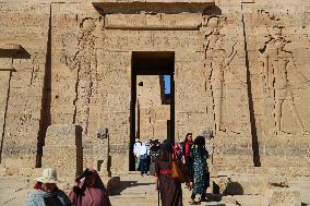 EGYPT-ASWAN-PHILAE TEMPLE-TOURISM