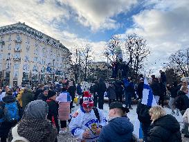 FINLAND-HELSINKI-BEIJING 2022-ICE HOCKEY GOLD MEDAL-CELEBRATION