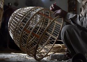 PAKISTAN-PESHAWAR-HANDMADE BIRD CAGE