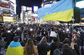 Anti-Russia protest in Tokyo