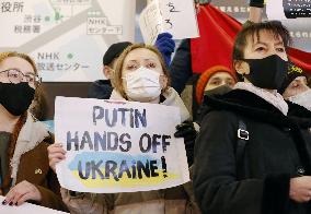 Anti-Russia protest in Tokyo