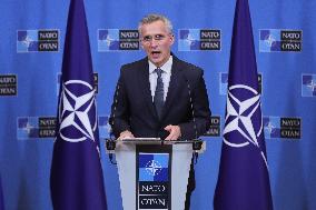 BELGIUM-BRUSSELS-NATO-EU-PRESS CONFERENCE