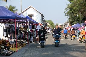 LAOS-LUANG PRABANG-CHINA-RAILWAY-TOURISM