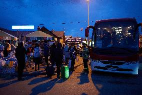 POLAND-PEOPLE LEAVING UKRAINE