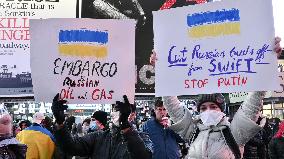 Anti-war protest in New York