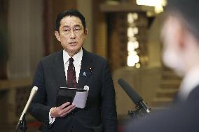 Japan PM Kishida on new Russia sanctions