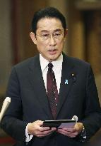 Japan PM Kishida on new Russia sanctions